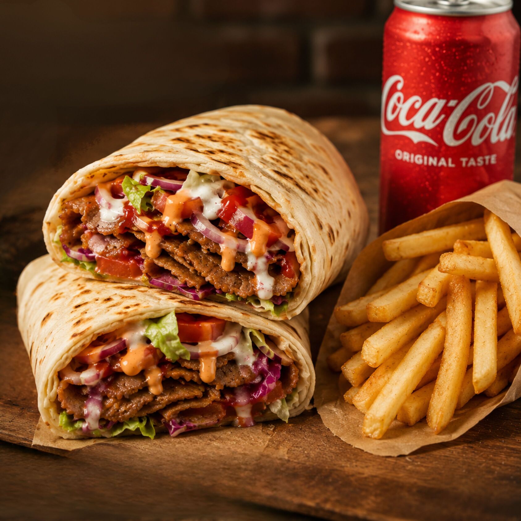 CRISPY PIADINE KEBAB MENU