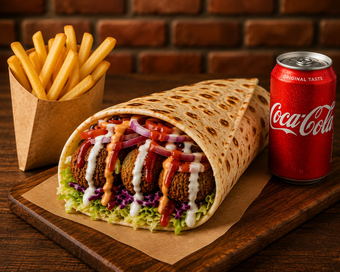 CRISPY PIADINE FALAFEL MENU